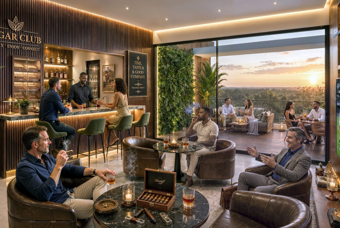 Aura del Mar Cap Cana – Cigar lounge