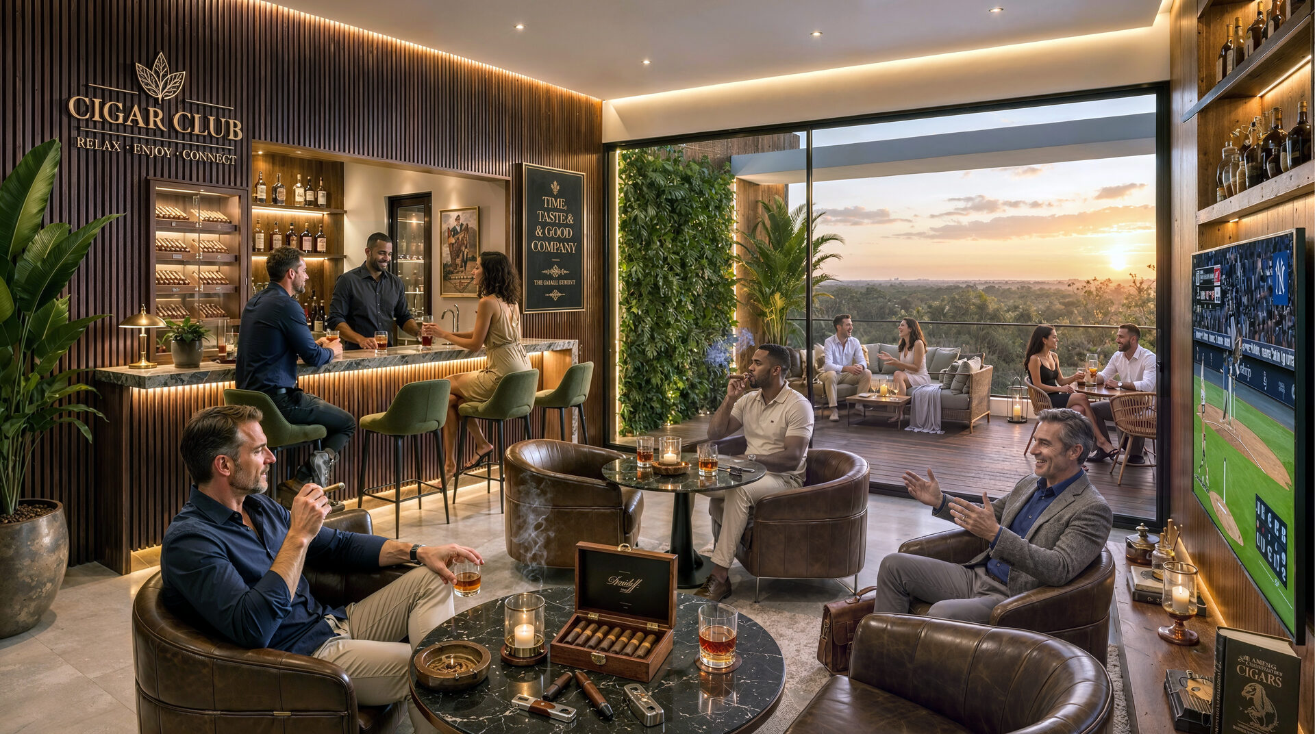 Aura del Mar Cap Cana – Cigar lounge