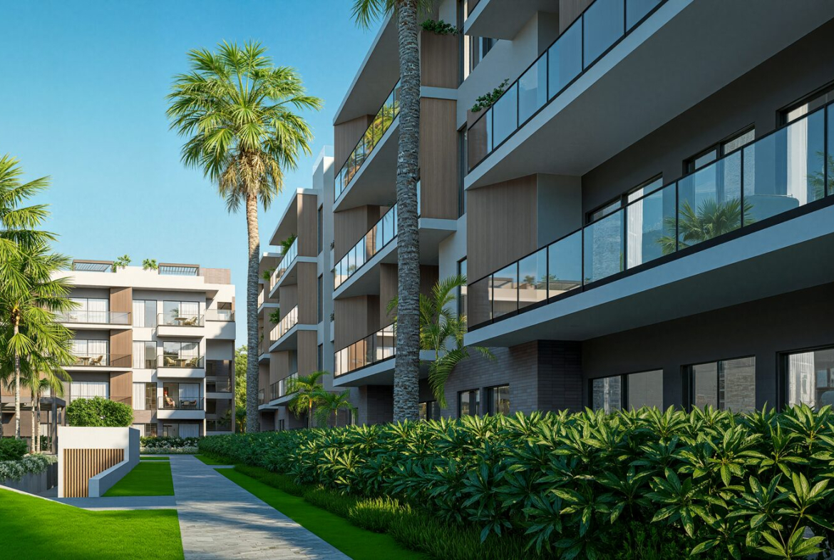 Green Garden Residences IV Vista Cana – Pool and social area 2