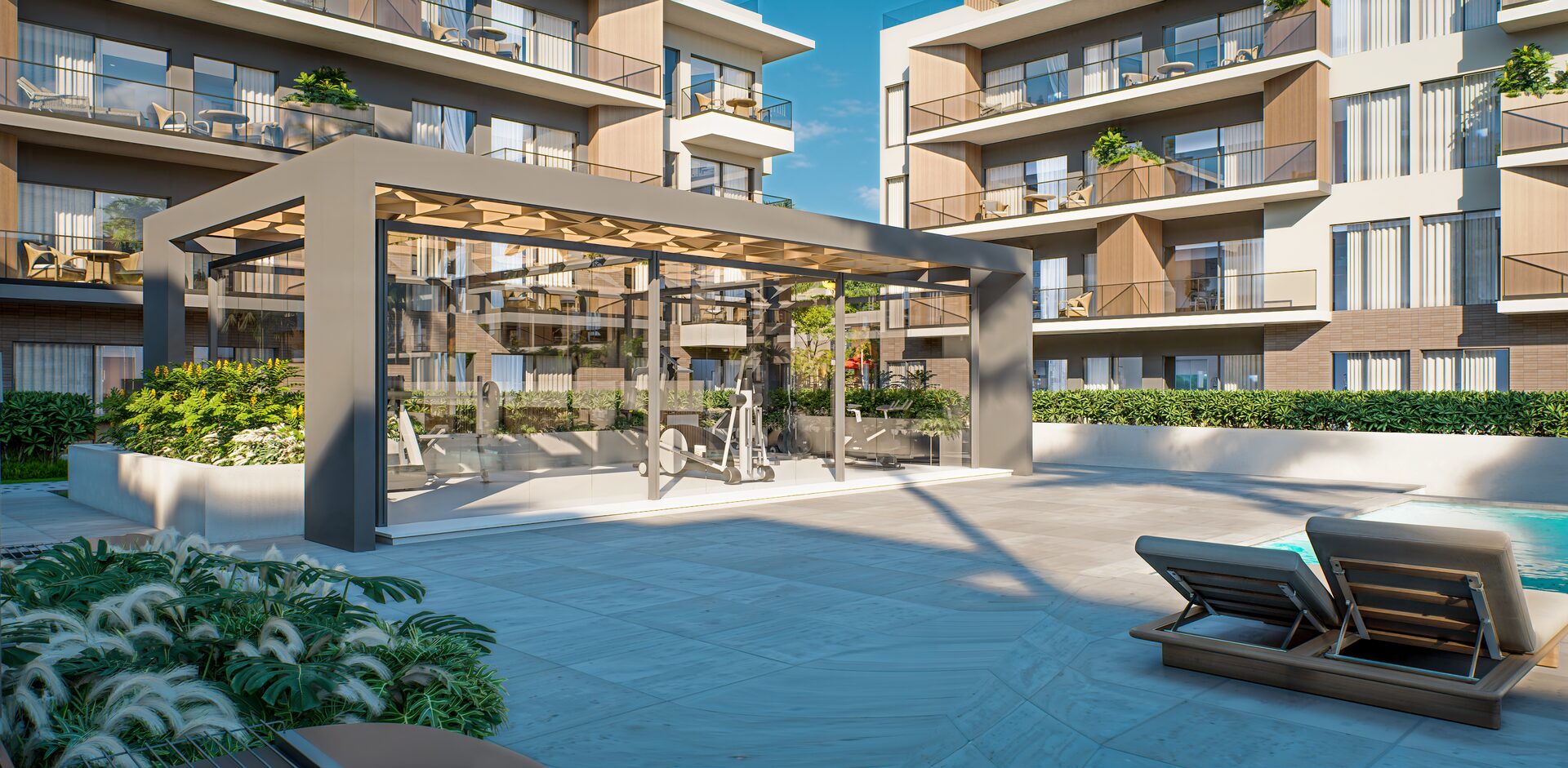 Green Garden Residences IV Vista Cana – Pool and social area 3