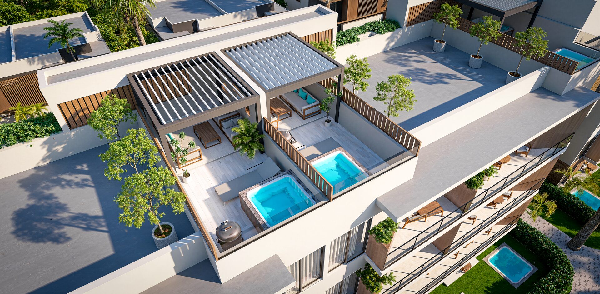Green Garden Residences IV Vista Cana – Rooftop terrace 1