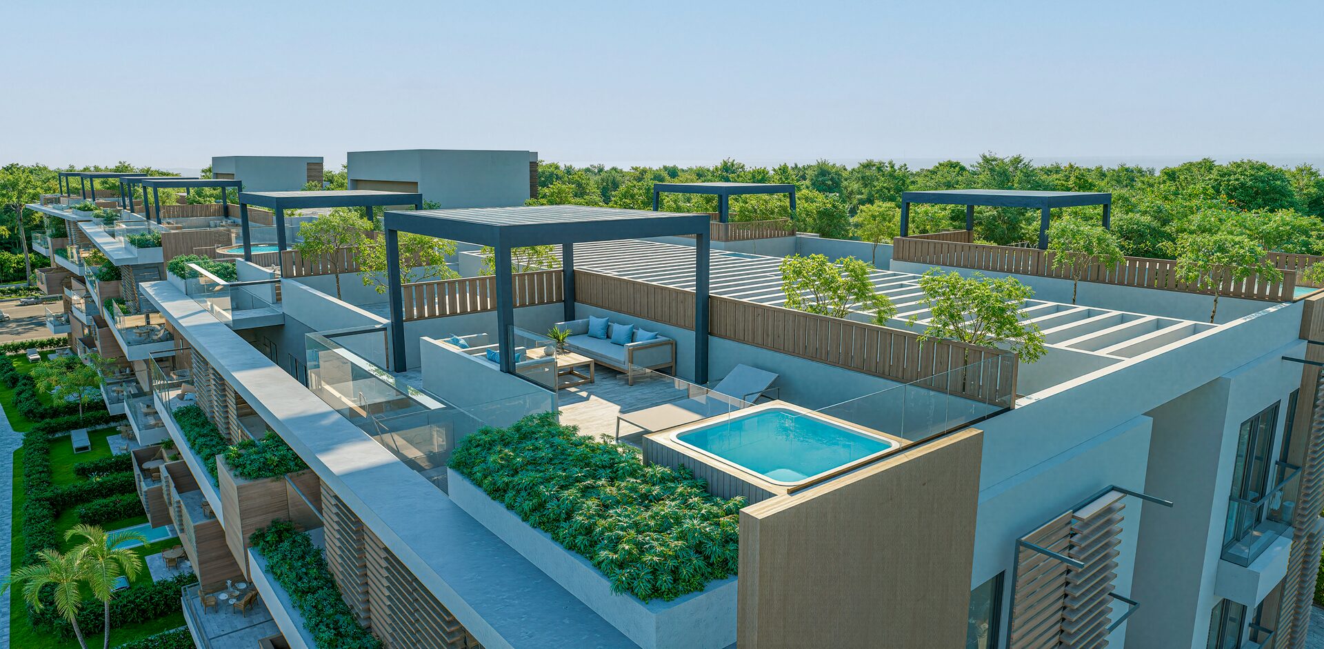 Green Garden Residences IV Vista Cana – Rooftop terrace 2