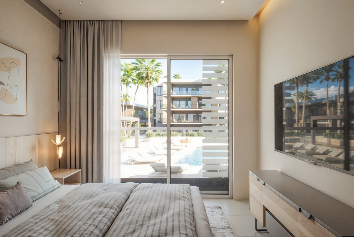 Green Garden Residences IV Vista Cana – 2 bedroom apartment bedroom