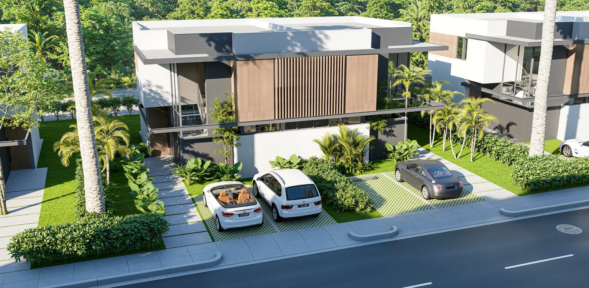 Green Garden Residences IV Vista Cana – Duplex villa exterior 1