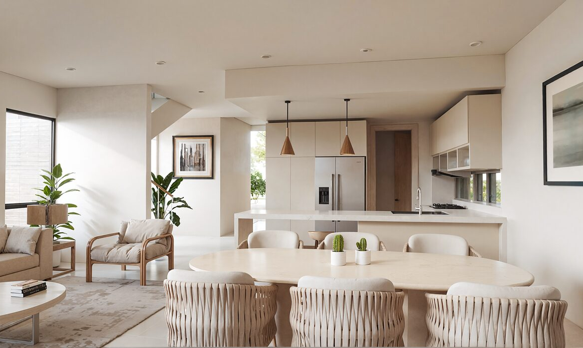Green Garden Residences IV Vista Cana – Single-family villa living area